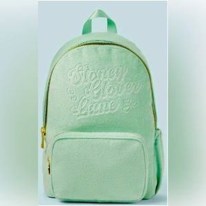 NWT Stoney Clover Lane x Target Terry Cloth Embossed Backpack Light Green